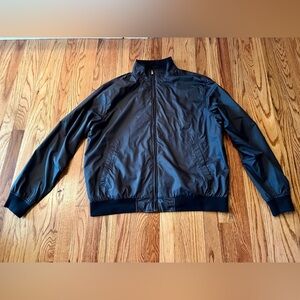 Peter Millar Men's Full Zip Golf Jacket Sze XLarge Black